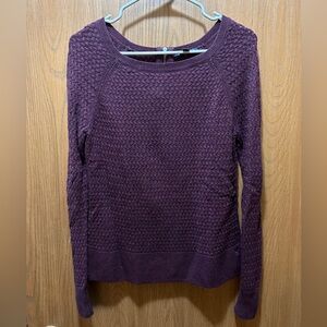 American Eagle purple sweater